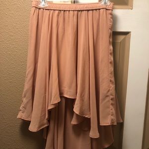 Light rose pink skirt